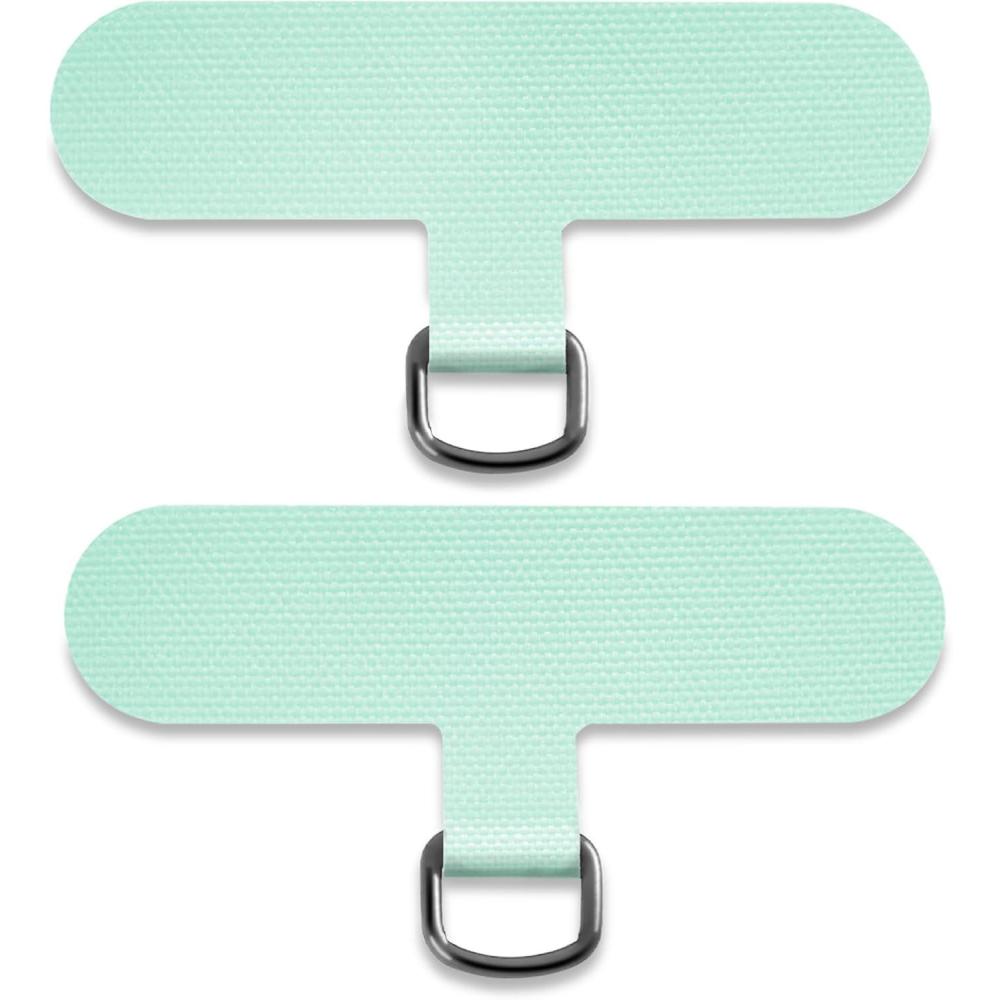 imageTACOMEGE Phone Tether Tab for iPhone Cell Phone Lanyard Patch Phone Strap Replacement Part for All Full Phone CasesGreen