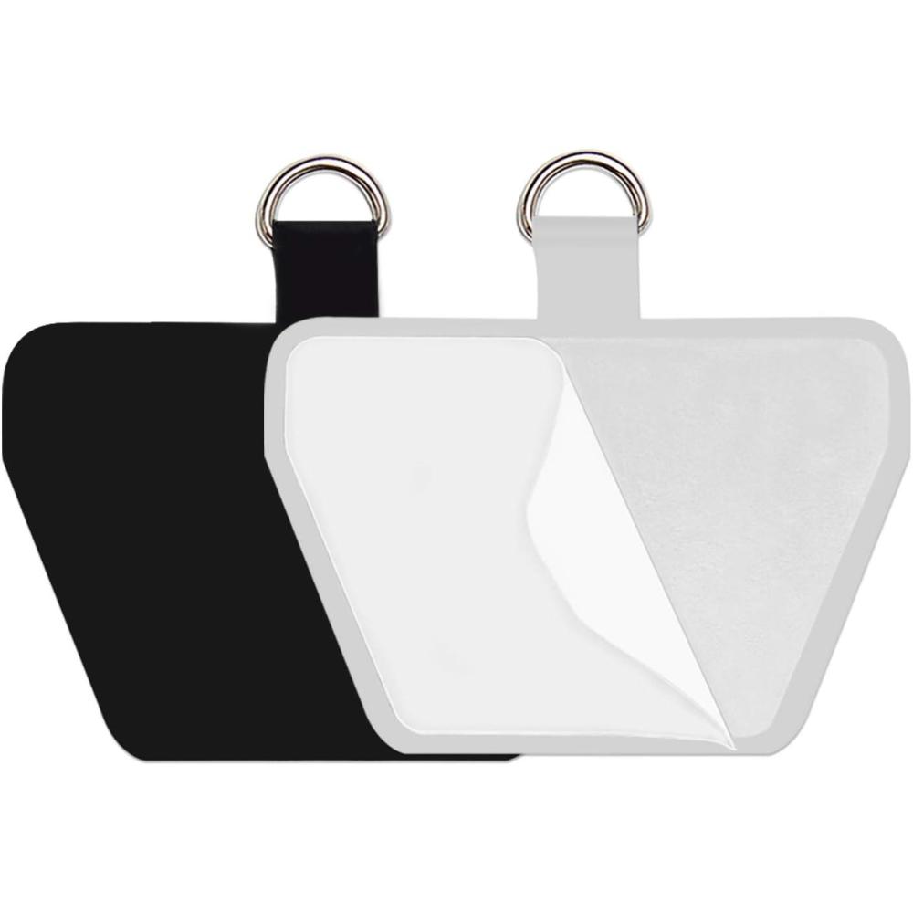 imagetakyu Phone Tether Tab 4 Pack Universal Phone Safety Tether Connector Without Adhesive Compatible for Most Smartphones BlackBlack Grey