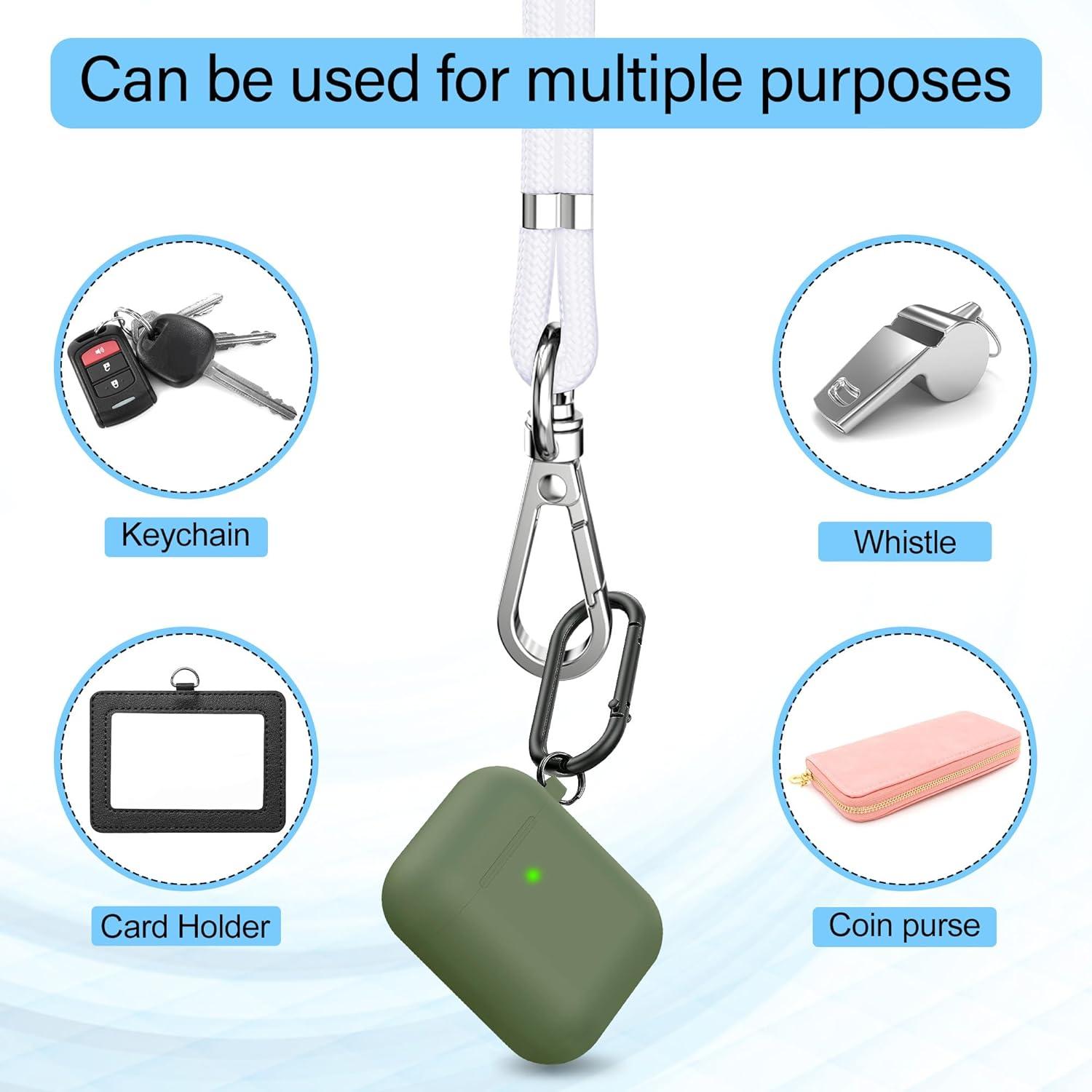 imagetakyu Phone Lanyard 2 Pack Adjustable CellPhone Lanyard Crossbody Neck Strap ampamp 2 Pack Wrist Strap ampamp Nylon Tether Tabs Compatible for iPhone Android Smartphones Orange BlackWhite Black