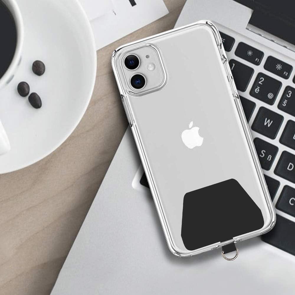 imagetakyu Phone Lanyard Soft Nylon Cell Phone Lanyard Crossbody Neck Adjustable Phone Strap with Tether Tabs Suitable for iPhone Android Smartphones