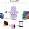 TACOMEGE Hand Phone Grip Holder, Evil Eye Phone Ring Stand Compatible with Smartphone, Tablet, E-Reader, Etc (PHGR-BK)(PHGR-PU)