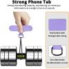 TACOMEGE Phone Tether Tab for iPhone, Cell Phone Lanyard Patch, Phone Strap Replacement Part for All Full Phone Cases(Purple)
