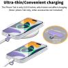 TACOMEGE Phone Tether Tab for iPhone, Cell Phone Lanyard Patch, Phone Strap Replacement Part for All Full Phone Cases(Purple)