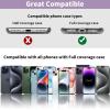 TACOMEGE Silicone Ring Phone Lanyard for Most Smartphones Cases (with Anchor), Soft Phone Loop Wrist Strap for Women (Black)(Purple)