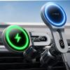 LISEN 15W MagSafe Car Mount Charger, [Stable & Fast Charging] Magnetic Wireless Car Charger, Car Phone Holder Charger Fits iPhone 17 Pro Max Air 16-12,Pixel 10, Samsung S25/S24 with MagSafe Case(Black)