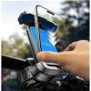 LISEN Bike Phone Holder, [Super Easy Install] Ultra Stable Motorcycle Phone Mount, Bicycle Handlebar Holder Mount for Adults Kids, Bike Bicycle Ebike Gear Accessories, for iPhone Samsung Google Pixel(Upgrade-Blue)