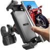 LISEN Motorcycle Phone Mount, [1s Quick Lock] [100mph Military Anti Shake], Dirt Bike Phone Holder, Electric Motorcycle Phone Holder Clamp for iPhone 16 15 Samsung Galaxy, All 4.6-7″ Cell Phones