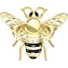 TACOMEGE Bee Cell Phone Ring Holder Gift for Girls Women, Crystal Finger Ring Kickstand Compatible with Smartphone, Tablet, E-Reader (Black)(Gold-1)