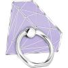 TACOMEGE Cell Phone Ring Holder for Women Grils, Phone Grips Stand for Smartphone Tablet Diamond Shape (Purple)