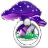 TACOMEGE Phone Grip Holder, Mushrooms Phone Ring Stand Compatible with Smartphone, Tablet, E-Reader, Etc Purple (Purple)(Purple)