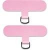 TACOMEGE Phone Tether Tab for iPhone, Cell Phone Lanyard Patch, Phone Strap Replacement Part for All Full Phone Cases (Pink)(Pink)