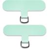 TACOMEGE Phone Tether Tab for iPhone, Cell Phone Lanyard Patch, Phone Strap Replacement Part for All Full Phone Cases(Green)