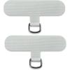 TACOMEGE Phone Tether Tab for iPhone, Cell Phone Lanyard Patch, Phone Strap Replacement Part for All Full Phone Cases(Light Grey)