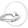 TACOMEGE Transparent Clear Phone Ring Grips Holder Kickstand, Finger Ring Stand for Cell Phone Tablet Case Accessories(Round-Clear) (4)