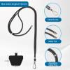 takyu Phone Lanyard with Tether Tabs for Phones(Black+grey(4tab))