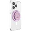 PopSockets Phone Grip for MagSafe with Kickstand, Magnetic Stand, Swappable Top, Secure Hold for iPhone MagSafe Cases, Phone & Tablet Grip – BonBon Femme Bot(Circus Regrind Sugar Plum)