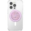 PopSockets Phone Grip for MagSafe with Kickstand, Magnetic Stand, Swappable Top, Secure Hold for iPhone MagSafe Cases, Phone & Tablet Grip – BonBon Femme Bot(Circus Regrind Sugar Plum)