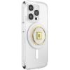PopSockets Phone Grip for MagSafe with Kickstand, Magnetic Stand, Swappable Top, Secure Hold for iPhone MagSafe Cases, Phone & Tablet Grip, Cute PopSockets – Enamel Coconut Crème(Enamel Raviolo)