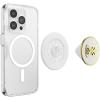 PopSockets Phone Grip for MagSafe with Kickstand, Magnetic Stand, Swappable Top, Secure Hold for iPhone MagSafe Cases, Phone & Tablet Grip, Cute PopSockets – Enamel Coconut Crème(Enamel Pasta)