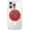 PopSockets Phone Grip for MagSafe with Kickstand, Magnetic Stand, Swappable Top, Secure Hold for iPhone MagSafe Cases, Phone & Tablet Grip, Cute PopSockets – Enamel Coconut Crème(Enamel Tomato)