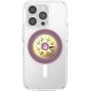 PopSockets Phone Grip for MagSafe with Kickstand, Magnetic Stand, Swappable Top, Secure Hold for iPhone MagSafe Cases, Phone & Tablet Grip, Cute PopSockets – Enamel Desert Gem Bloom(Sun Jewel Mauve)