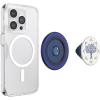 PopSockets Phone Grip for MagSafe with Kickstand, Magnetic Stand, Swappable Top, Secure Hold for iPhone MagSafe Cases, Phone & Tablet Grip, Cute PopSockets – Enamel Coconut Crème(Olive Tree)