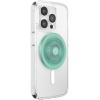 PopSockets Phone Grip for MagSafe with Kickstand, Magnetic Stand, Swappable Top, Secure Hold for iPhone MagSafe Cases, Phone & Tablet Grip, Cute PopSockets – Enamel Coconut Crème(Pool)