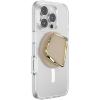 PopSockets Phone Grip for MagSafe with Kickstand, Magnetic Stand, Swappable Top, Secure Hold for iPhone MagSafe Cases, Phone & Tablet Grip, Cute PopSockets – Enamel Desert Gem Bloom(Latte Cut)