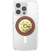 PopSockets Phone Grip for MagSafe with Kickstand, Magnetic Stand, Swappable Top, Secure Hold for iPhone MagSafe Cases, Phone & Tablet Grip, Cute PopSockets – Enamel Desert Gem Bloom(Sun Jewel Amber)