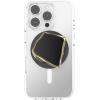 PopSockets Phone Grip for MagSafe with Kickstand, Magnetic Stand, Swappable Top, Secure Hold for iPhone MagSafe Cases, Phone & Tablet Grip, Cute PopSockets – Enamel Desert Gem Bloom(Obsidian Cut)