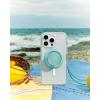 PopSockets Phone Grip for MagSafe with Kickstand, Magnetic Stand, Swappable Top, Secure Hold for iPhone MagSafe Cases, Phone & Tablet Grip, Cute PopSockets – Enamel Coconut Crème(Pool)