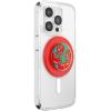 PopSockets Phone Grip for MagSafe with Kickstand, Magnetic Stand, Swappable Top, Secure Hold for iPhone MagSafe Cases, Phone & Tablet Grip, Cute PopSockets – Enamel Coconut Crème(Enamel Tomato)