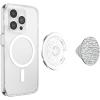 PopSockets Phone Grip for MagSafe with Kickstand, Magnetic Stand, Swappable Top, Secure Hold for iPhone MagSafe Cases, Phone & Tablet Grip, Cute PopSockets – Enamel Coconut Crème(Fata Morgana)