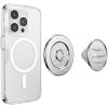 PopSockets Phone Grip for MagSafe with Kickstand, Magnetic Stand, Swappable Top, Secure Hold for iPhone MagSafe Cases, Phone & Tablet Grip, Cute PopSockets – Enamel Coconut Crème(Enamel Seashore)