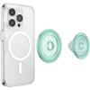 PopSockets Phone Grip for MagSafe with Kickstand, Magnetic Stand, Swappable Top, Secure Hold for iPhone MagSafe Cases, Phone & Tablet Grip, Cute PopSockets – Enamel Coconut Crème(Pool)