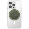 PopSockets Phone Grip for MagSafe with Kickstand, Magnetic Stand, Swappable Top, Secure Hold for iPhone MagSafe Cases, Phone & Tablet Grip, Cute PopSockets – Enamel Coconut Crème(Knurl Olive)