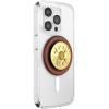 PopSockets Phone Grip for MagSafe with Kickstand, Magnetic Stand, Swappable Top, Secure Hold for iPhone MagSafe Cases, Phone & Tablet Grip, Cute PopSockets – Enamel Desert Gem Bloom(Sun Jewel Amber)