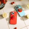 PopSockets Phone Grip for MagSafe with Kickstand, Magnetic Stand, Swappable Top, Secure Hold for iPhone MagSafe Cases, Phone & Tablet Grip, Cute PopSockets – Enamel Coconut Crème(Enamel Tomato)
