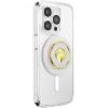 PopSockets Phone Grip for MagSafe with Kickstand, Magnetic Stand, Swappable Top, Secure Hold for iPhone MagSafe Cases, Phone & Tablet Grip, Cute PopSockets – Enamel Desert Gem Bloom(Venus White)