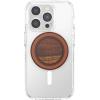 PopSockets Phone Grip for MagSafe with Kickstand, Magnetic Stand, Swappable Top, Secure Hold for iPhone MagSafe Cases, Phone & Tablet Grip, Cute PopSockets – Enamel Coconut Crème(Olive Wood)
