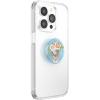 PopSockets Phone Grip for MagSafe with Kickstand, Magnetic Stand, Swappable Top, Secure Hold for iPhone MagSafe Cases, Phone & Tablet Grip, Cute PopSockets – Enamel Coconut Crème(Floral Burst)