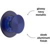 PopSockets Phone Grip for MagSafe with Kickstand, Magnetic Stand, Swappable Top, Secure Hold for iPhone MagSafe Cases, Phone & Tablet Grip -Light Blue(French Navy)