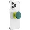 PopSockets Phone Grip for MagSafe with Kickstand, Magnetic Stand, Swappable Top, Secure Hold for iPhone MagSafe Cases, Phone & Tablet Grip -Light Blue(Fresh Pine)