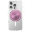 PopSockets Phone Grip for MagSafe with Kickstand, Magnetic Stand, Swappable Top, Secure Hold for iPhone MagSafe Cases, Phone & Tablet Grip -Light Blue(Mauve Radial)