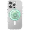 PopSockets Phone Grip for MagSafe with Kickstand, Magnetic Stand, Swappable Top, Secure Hold for iPhone MagSafe Cases, Phone & Tablet Grip(Iridescent Turq)