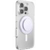 PopSockets Phone Grip for MagSafe with Kickstand, Magnetic Stand, Swappable Top, Secure Hold for iPhone MagSafe Cases, Phone & Tablet Grip(Iridescent White)