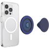 PopSockets Suck-Up™ Suction Grip & Stand, 3-in-1 MagSafe Phone Mount for iPhone, Strong Hold on Mirrors & Glass, Swappable Top, Portable & Reusable – Clear(Basic Naval)