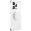 PopSockets Suck-Up™ Suction Grip & Stand, 3-in-1 MagSafe Phone Mount for iPhone, Strong Hold on Mirrors & Glass, Swappable Top, Portable & Reusable – Clear(Blanc Fresh)