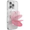 PopSockets Suck-Up™ Suction Grip & Stand, 3-in-1 MagSafe Phone Mount for iPhone, Strong Hold on Mirrors & Glass, Swappable Top, Portable & Reusable – Clear(Putty)