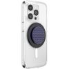 PopSockets Suck-Up™ Suction Grip & Stand, 3-in-1 MagSafe Phone Mount for iPhone, Strong Hold on Mirrors & Glass, Swappable Top, Portable & Reusable – Clear(French Navy)